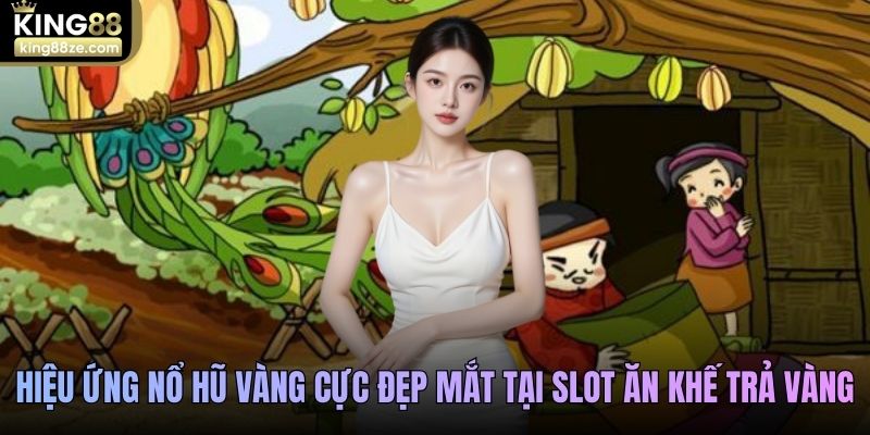 Hiệu ứng nổ hũ vàng cực đẹp mắt tại slot Ăn Khế Trả Vàng